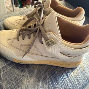 Maison Martin Margiela ddstck Cream and Gray Sneakers